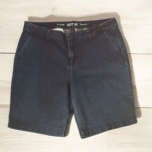 Apt. 9 Blue Bermuda Shorts Classic Style